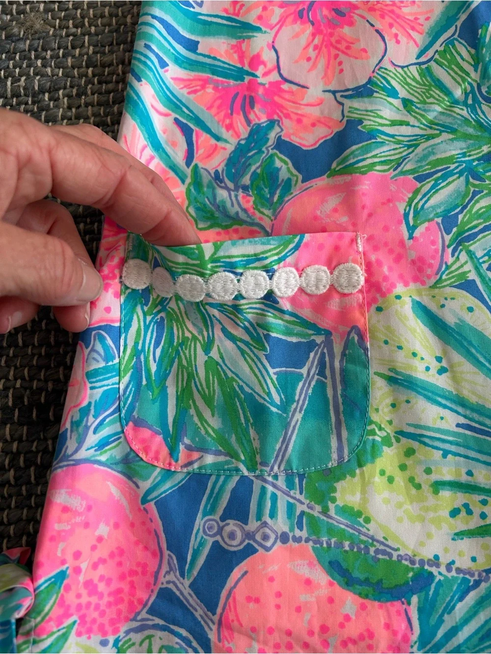 Lilly Pulitzer NWT Little Lilly Classic Shift Multi Swizzle Print - Picture 8 of 10